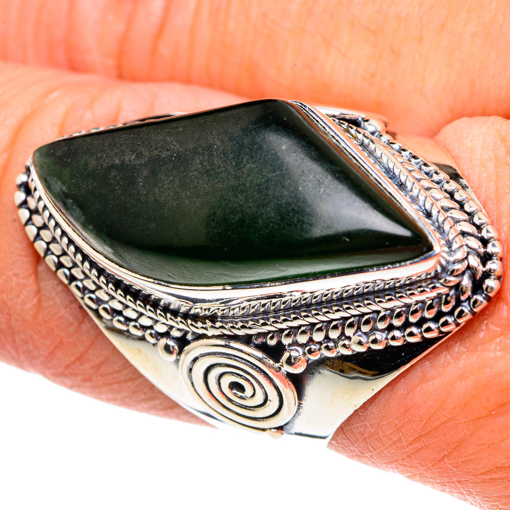 Chrysoprase Rings handcrafted by Ana Silver Co - RING95365