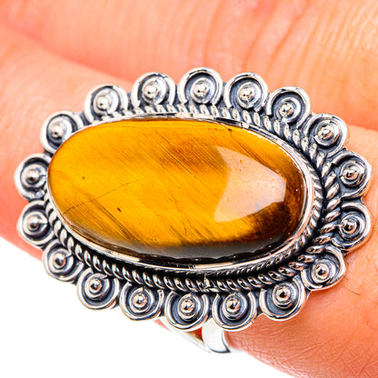 Tiger Eye Rings handcrafted by Ana Silver Co - RING95367