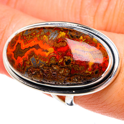 Morocco Agate Rings handcrafted by Ana Silver Co - RING95369