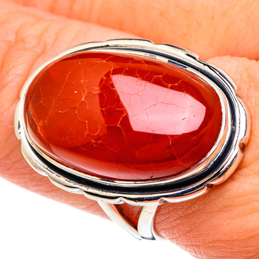 Carnelian Rings handcrafted by Ana Silver Co - RING95377