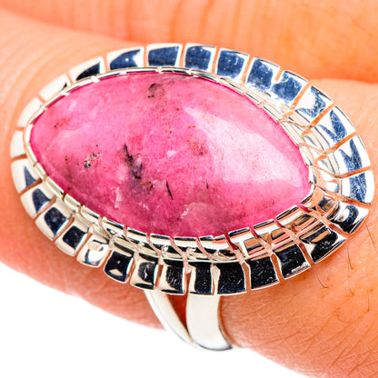 Rhodochrosite Rings handcrafted by Ana Silver Co - RING95382