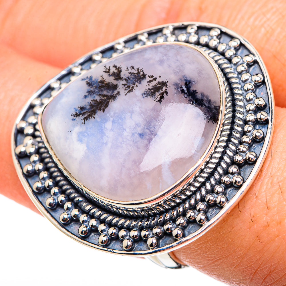 Rainbow Moonstone Rings handcrafted by Ana Silver Co - RING95393
