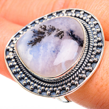 Rainbow Moonstone Rings handcrafted by Ana Silver Co - RING95393