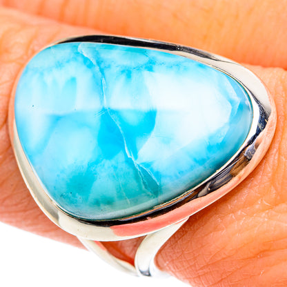 Larimar Rings handcrafted by Ana Silver Co - RING95405
