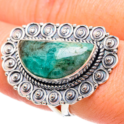 Emerald Rings handcrafted by Ana Silver Co - RING95421