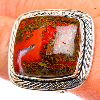 Morocco Agate Rings handcrafted by Ana Silver Co - RING95431