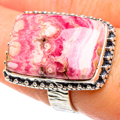 Rhodochrosite Rings handcrafted by Ana Silver Co - RING95444