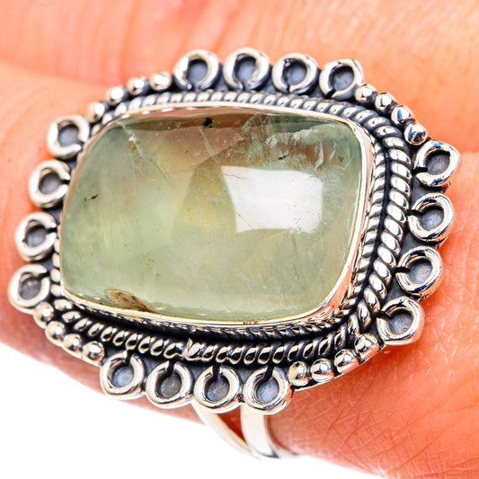 Prehnite Rings handcrafted by Ana Silver Co - RING95471