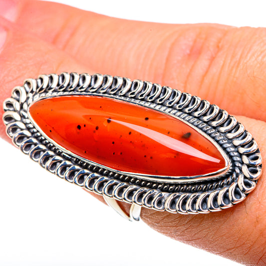 Carnelian Rings handcrafted by Ana Silver Co - RING95481