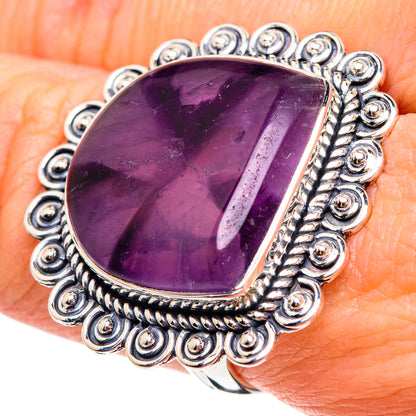 Star Amethyst Rings handcrafted by Ana Silver Co - RING95487