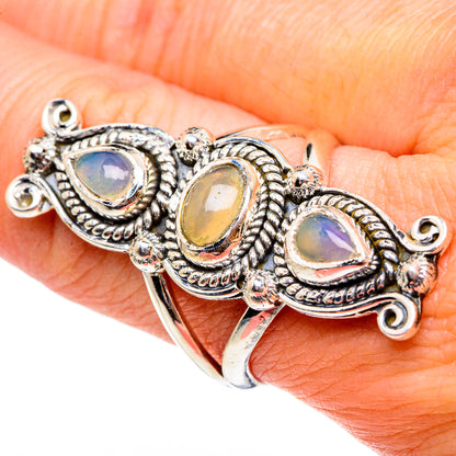 Ethiopian Opal Rings handcrafted by Ana Silver Co - RING95495