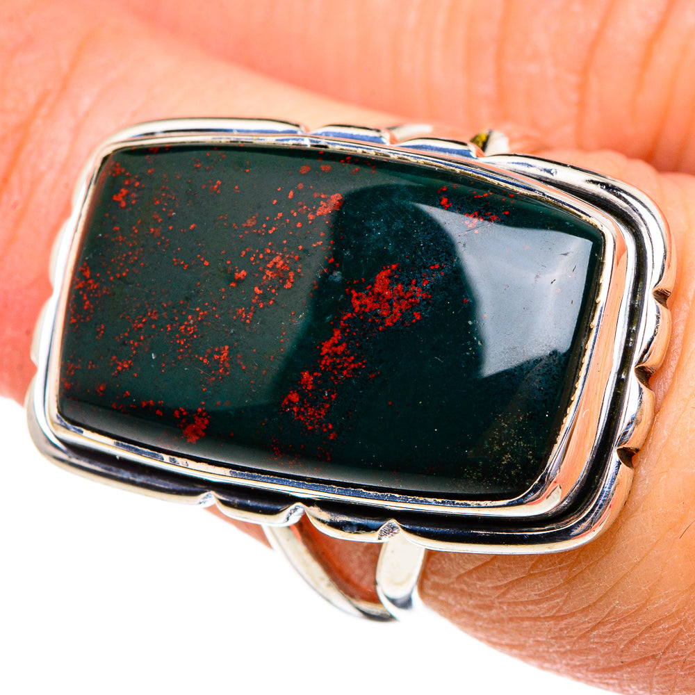 Bloodstone Rings handcrafted by Ana Silver Co - RING95503