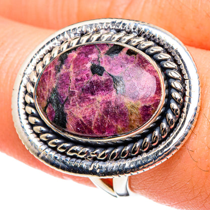 Ruby Fuchsite Rings handcrafted by Ana Silver Co - RING95517