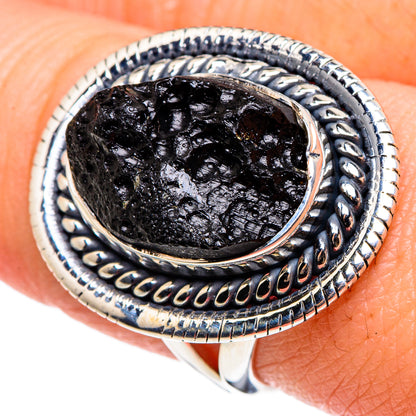 Tektite Rings handcrafted by Ana Silver Co - RING95522