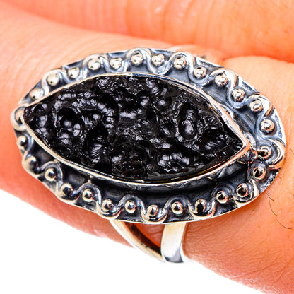 Tektite Rings handcrafted by Ana Silver Co - RING95523