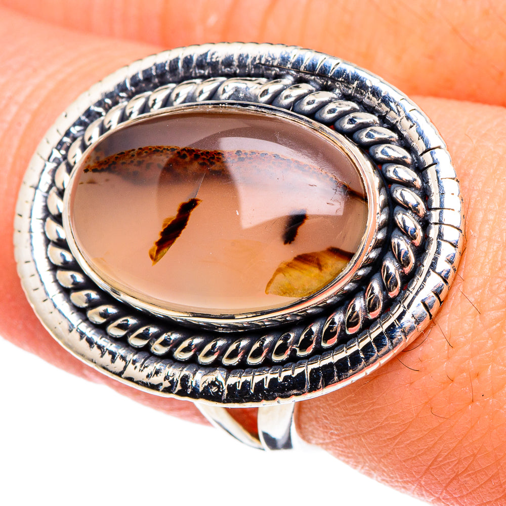 Montana Agate Rings handcrafted by Ana Silver Co - RING95525