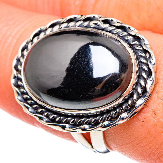 Hematite Rings handcrafted by Ana Silver Co - RING95528