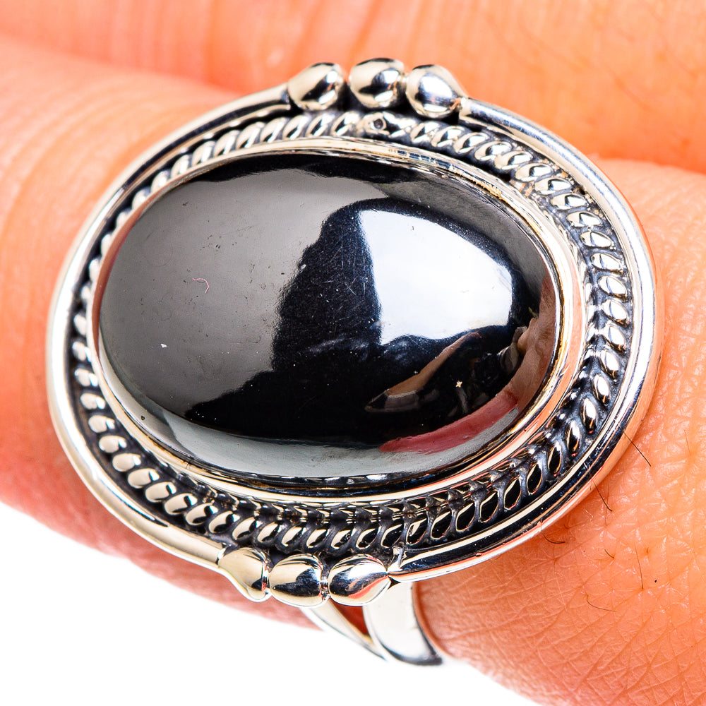 Hematite Rings handcrafted by Ana Silver Co - RING95529