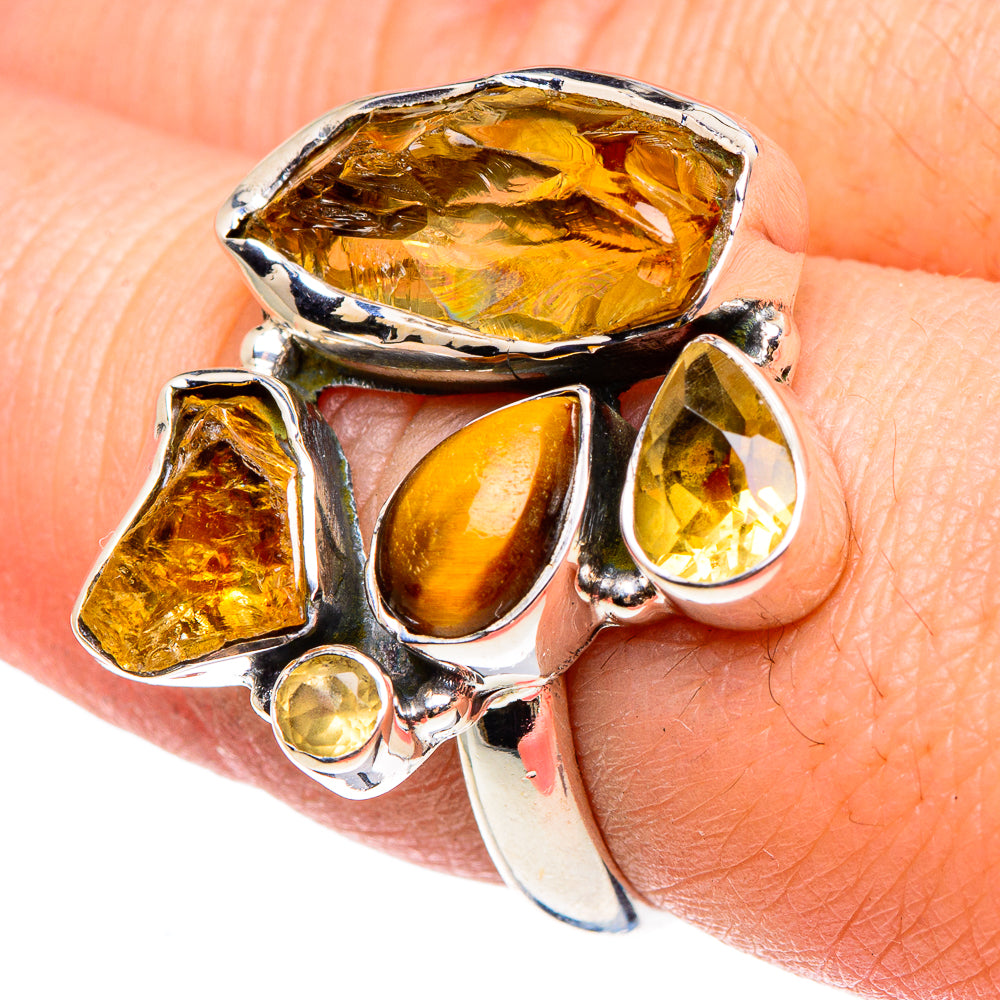 Citrine Rings handcrafted by Ana Silver Co - RING95565