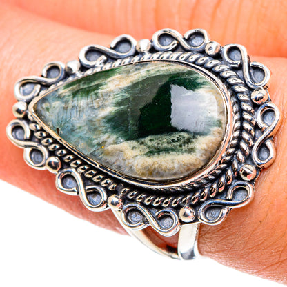 Ocean Jasper Rings handcrafted by Ana Silver Co - RING95585