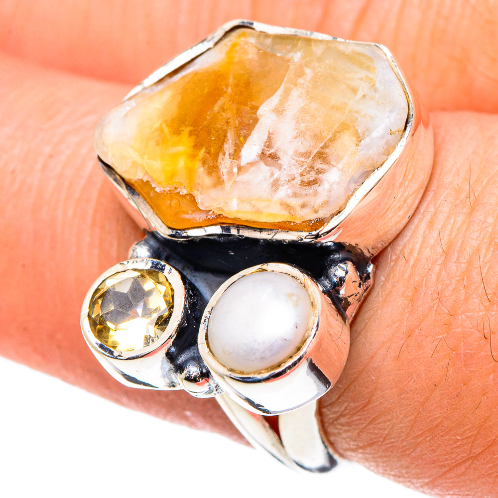 Citrine Rings handcrafted by Ana Silver Co - RING95590