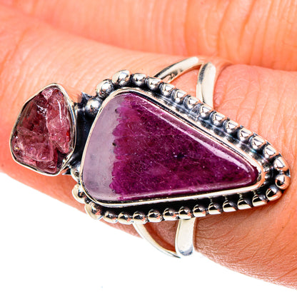 Ruby Fuchsite Rings handcrafted by Ana Silver Co - RING95591