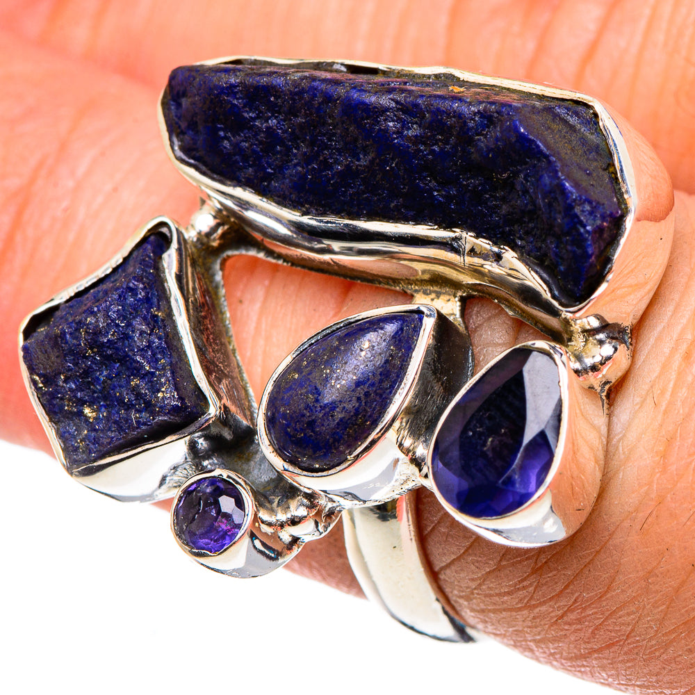 Lapis Lazuli Rings handcrafted by Ana Silver Co - RING95596