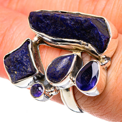 Lapis Lazuli Rings handcrafted by Ana Silver Co - RING95596