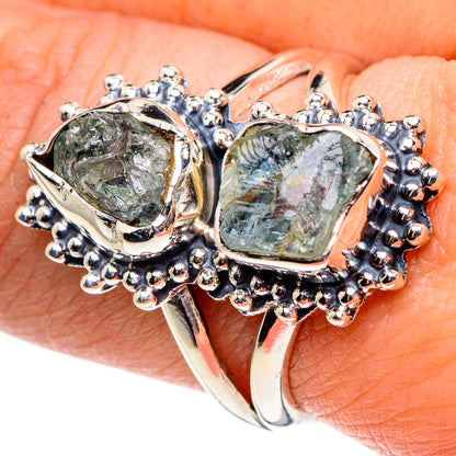 Aquamarine Rings handcrafted by Ana Silver Co - RING95604