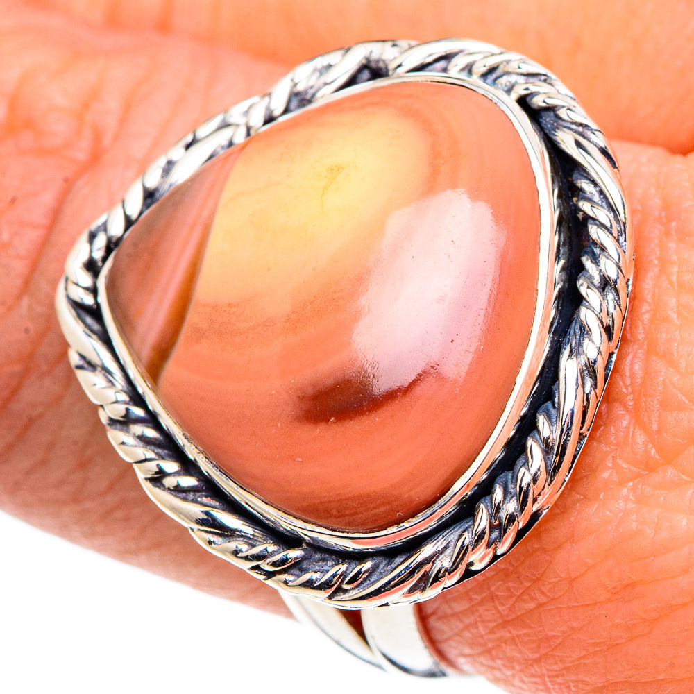 Mookaite Rings handcrafted by Ana Silver Co - RING95610