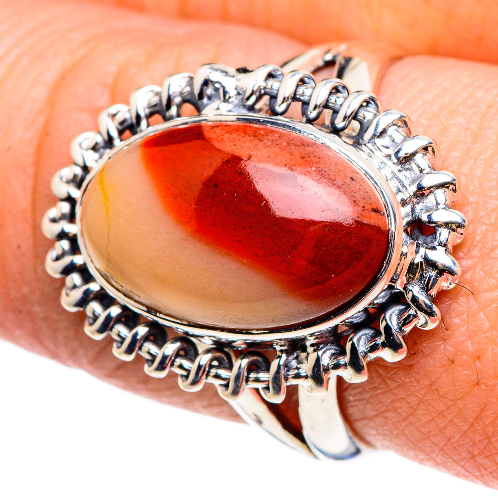 Mookaite Rings handcrafted by Ana Silver Co - RING95611