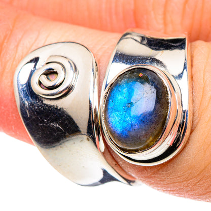Labradorite Rings handcrafted by Ana Silver Co - RING95657