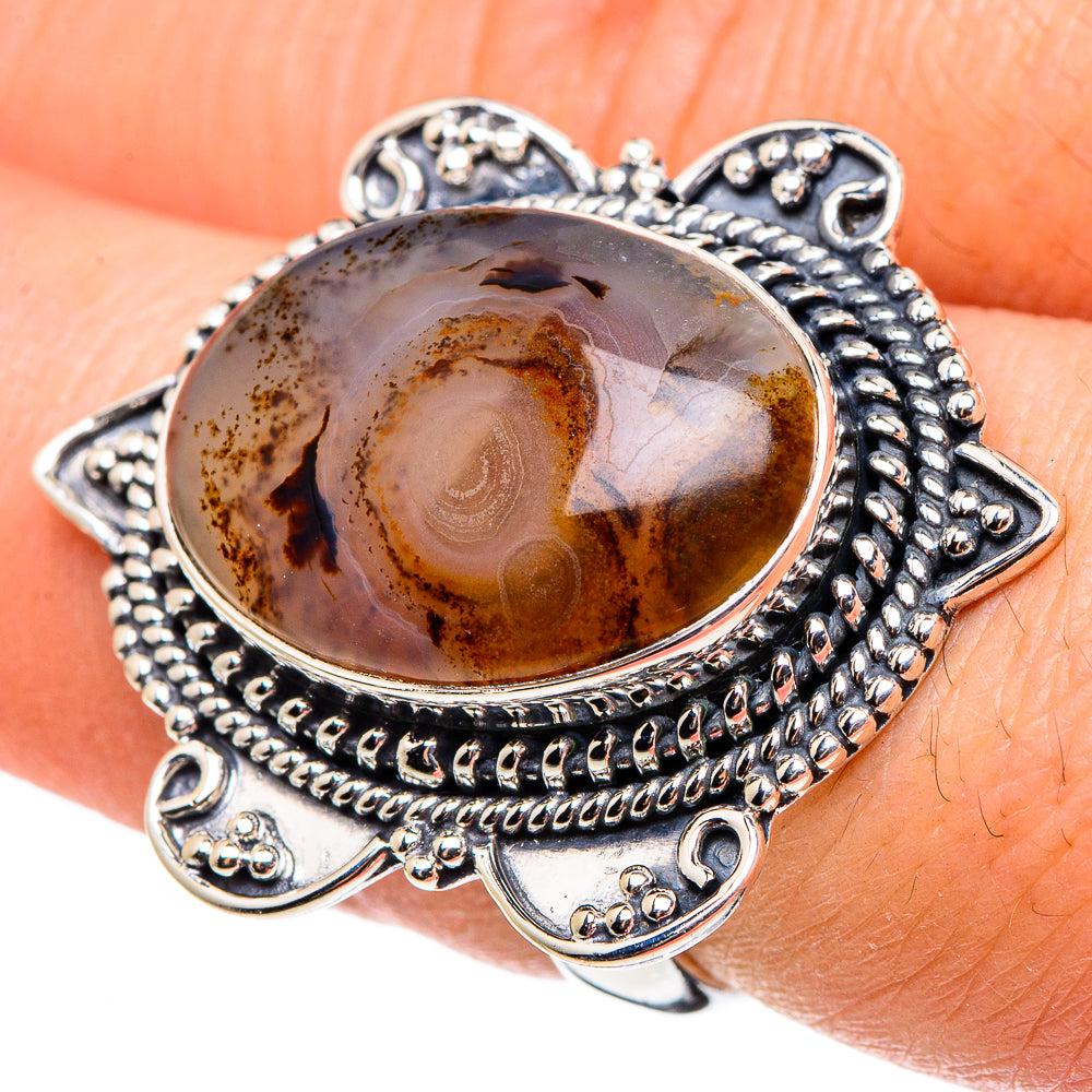 Montana Agate Rings handcrafted by Ana Silver Co - RING95668