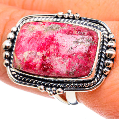 Thulite Rings handcrafted by Ana Silver Co - RING95676
