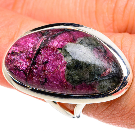 Russian Eudialyte Rings handcrafted by Ana Silver Co - RING95678