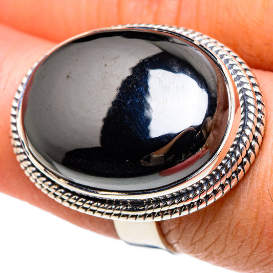 Hematite Rings handcrafted by Ana Silver Co - RING95688