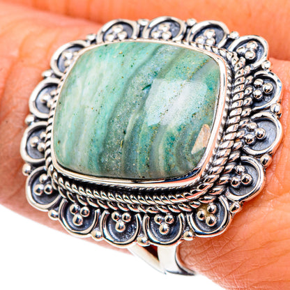 Ocean Jasper Rings handcrafted by Ana Silver Co - RING95697