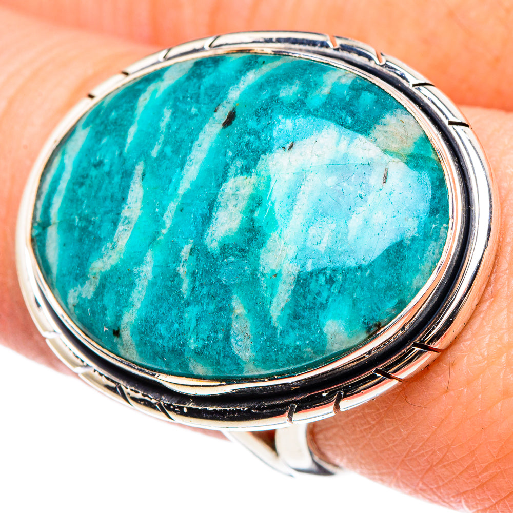 Amazonite Rings handcrafted by Ana Silver Co - RING95705