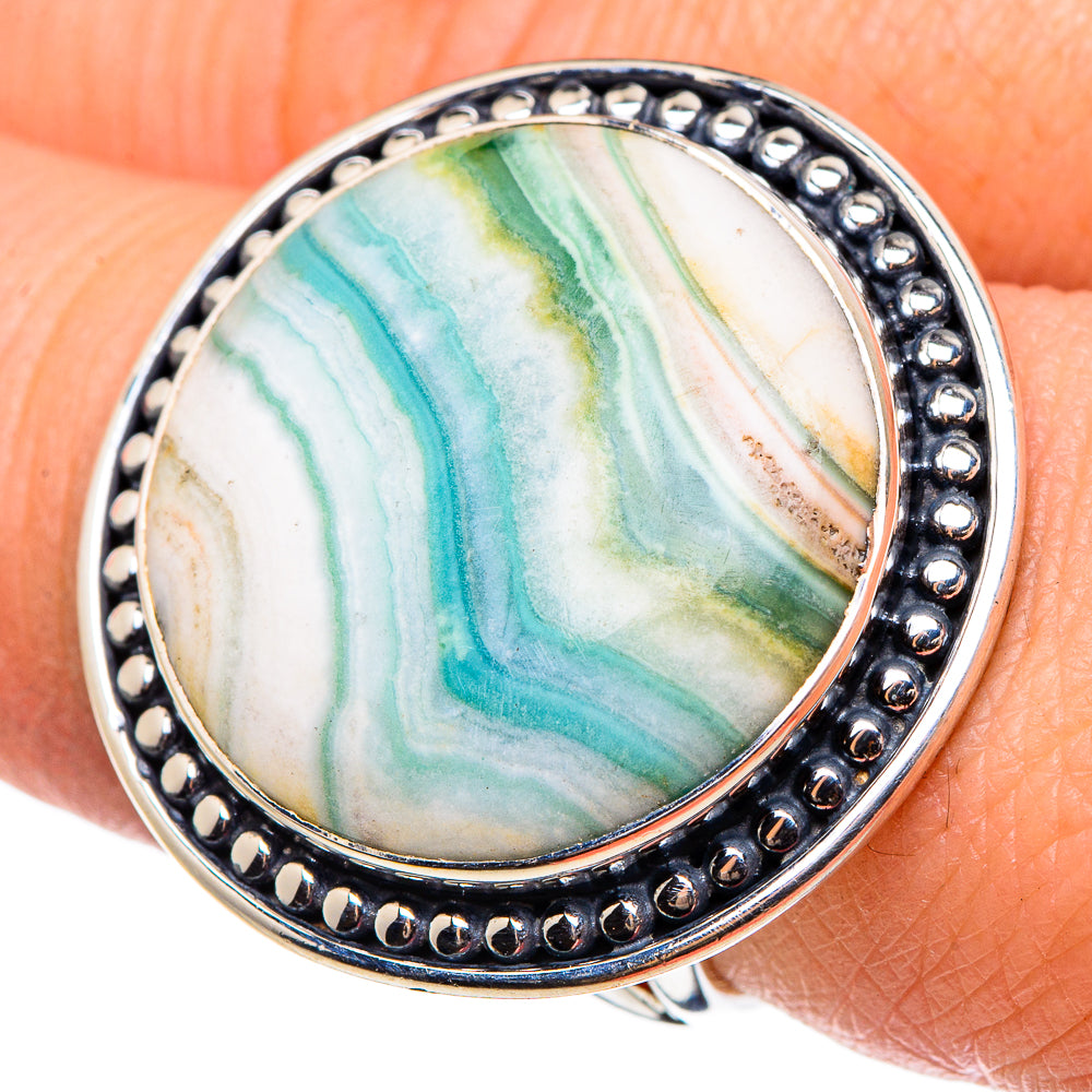 Ocean Jasper Rings handcrafted by Ana Silver Co - RING95706