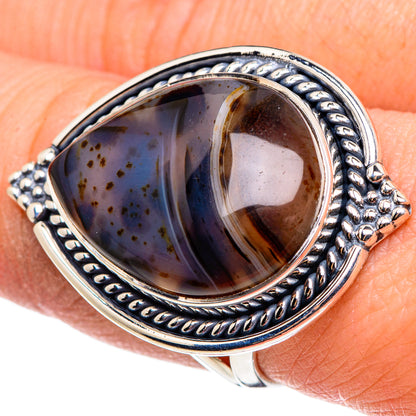 Montana Agate Rings handcrafted by Ana Silver Co - RING95715