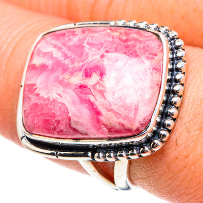 Rhodochrosite Rings handcrafted by Ana Silver Co - RING95720