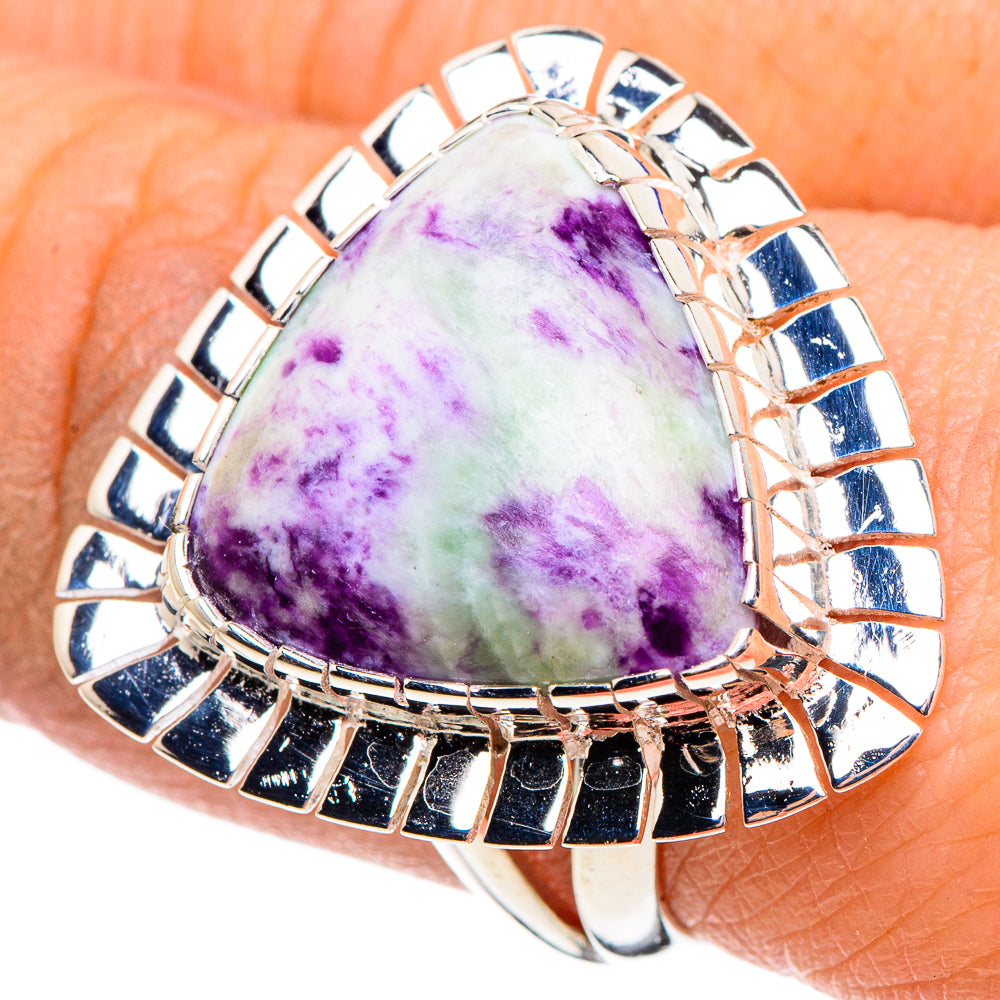 Charoite Rings handcrafted by Ana Silver Co - RING95733