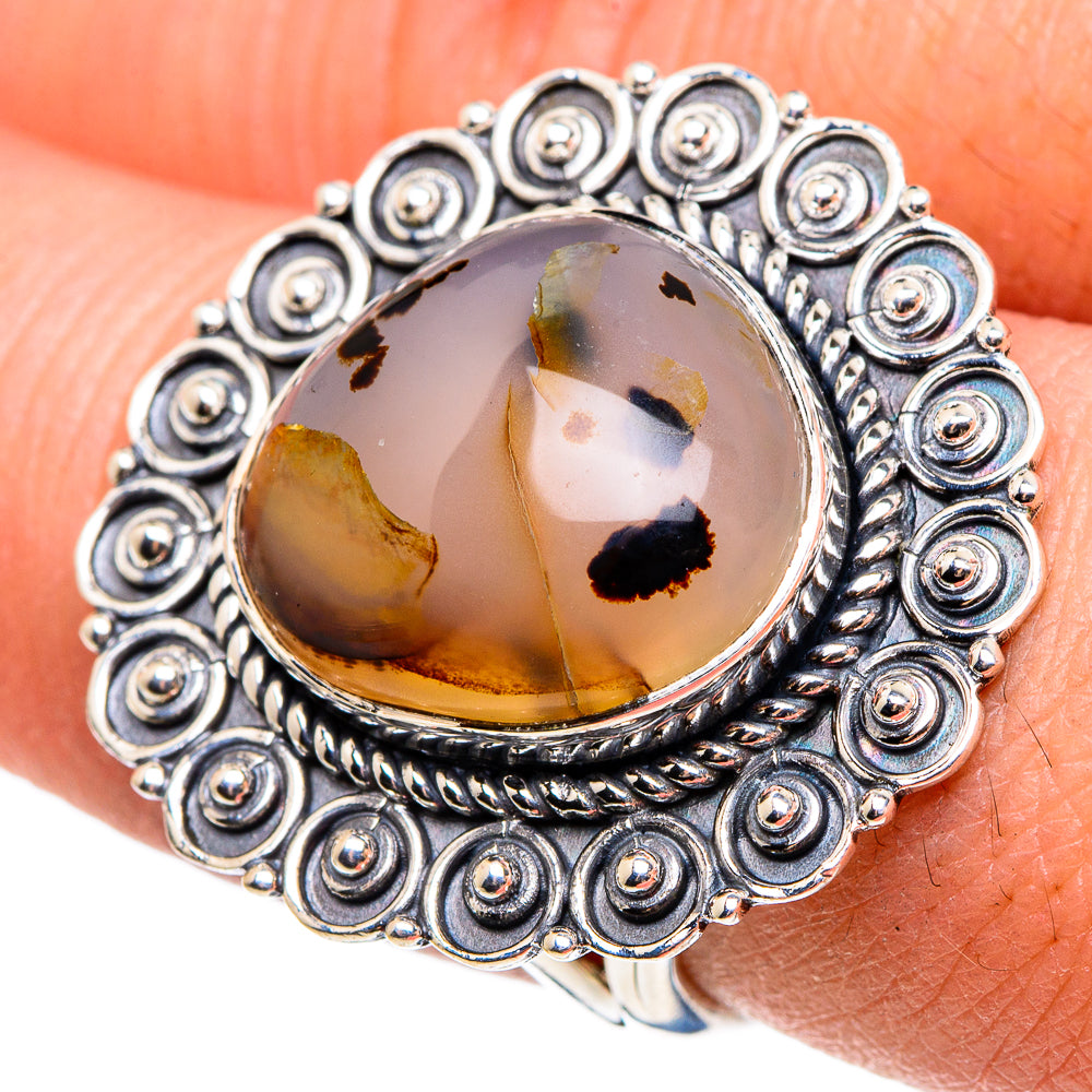 Montana Agate Rings handcrafted by Ana Silver Co - RING95762