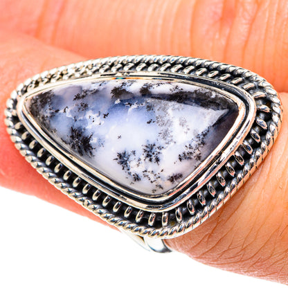 Dendritic Opal Rings handcrafted by Ana Silver Co - RING95784