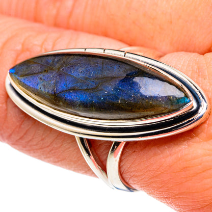 Labradorite Rings handcrafted by Ana Silver Co - RING95795