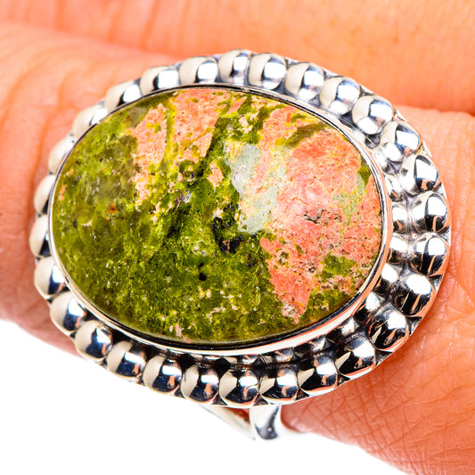 Unakite Rings handcrafted by Ana Silver Co - RING95800