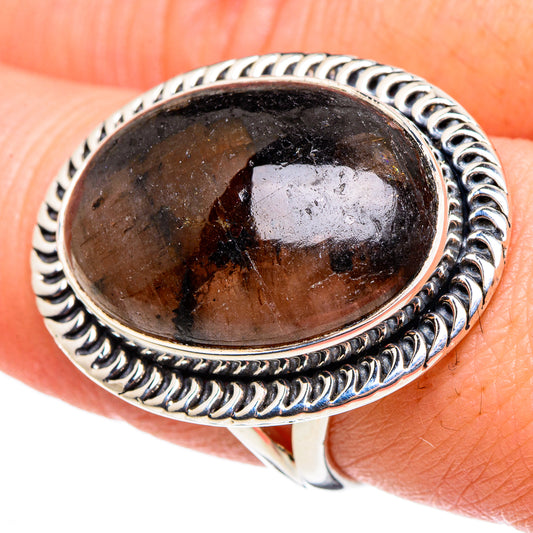 Chiastolite Rings handcrafted by Ana Silver Co - RING95818