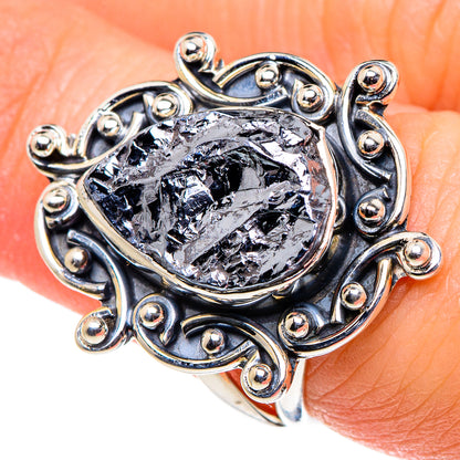 Shungite Rings handcrafted by Ana Silver Co - RING95848