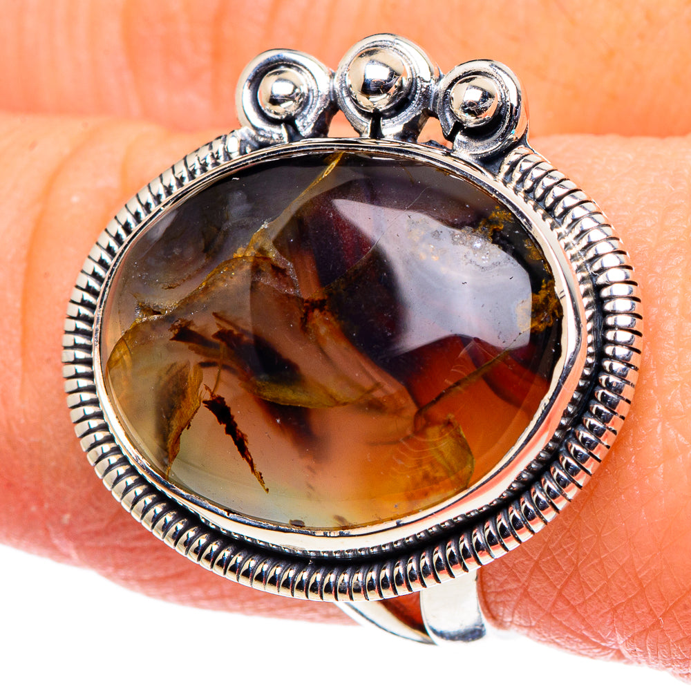 Montana Agate Rings handcrafted by Ana Silver Co - RING95861