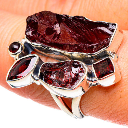 Garnet Rings handcrafted by Ana Silver Co - RING95866